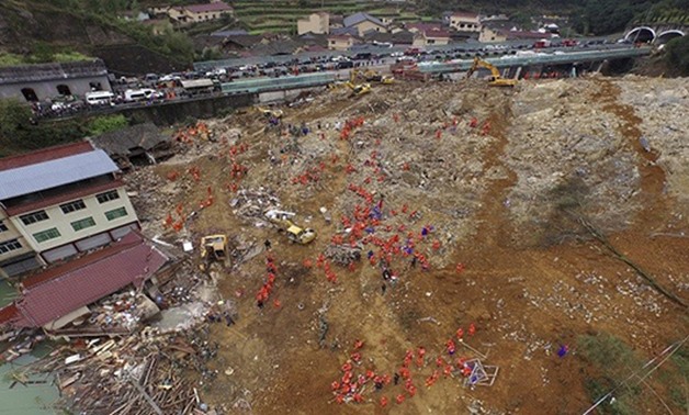 مصرع 35 شخصًا جراء انهيار أرضى شمال غرب الصين