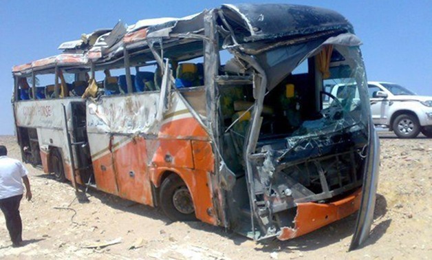 الصحة: إصابة 23 شخصا فى حادث تصادم أتوبيس بسيارة نقل بمحافظة المنيا