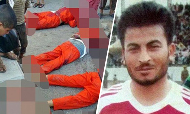 بالصور.. داعش يذبح 4 لاعبين بفريق سورى أمام أطفال الرقة بتهمة التجسس