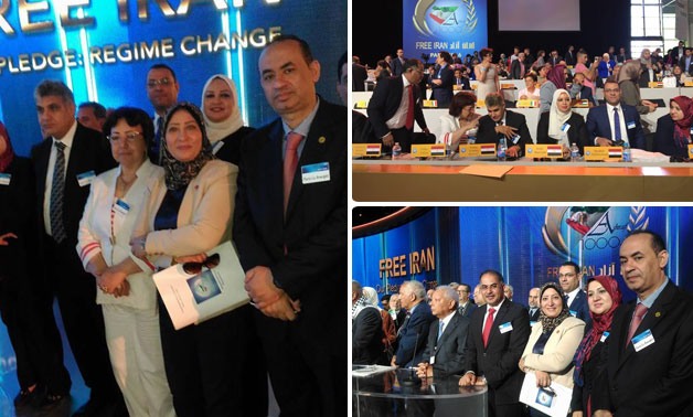 بالصور.. تفاصيل حضور نواب مصريين لمؤتمر دعم المعارضة الإيرانية بفرنسا