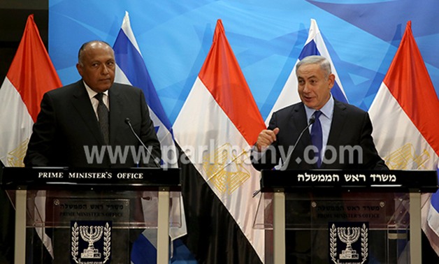 انتهاء لقاء سامح شكرى مع رئيس الوزراء الإسرائيلى بنيامين نتنياهو