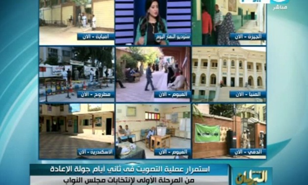 شبكة تليفزيون النهار تقدم تغطية متميزة فى انتخابات المرحلة الأولى بجولتيها