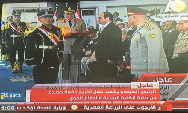 السيسى: نحتاج إلى رجال موجودين دائما لحماية مصر 