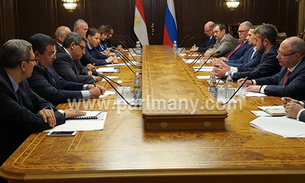 بالصور.. على عبد العال يلتقى رئيس الدوما الروسى بموسكو بحضور وفد برلمانى مصرى