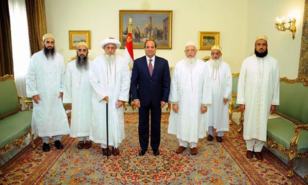 الرئيس السيسى يستقبل سلطان طائفة البهرة بالهند.. ويشيد بجهوده لترميم المساجد