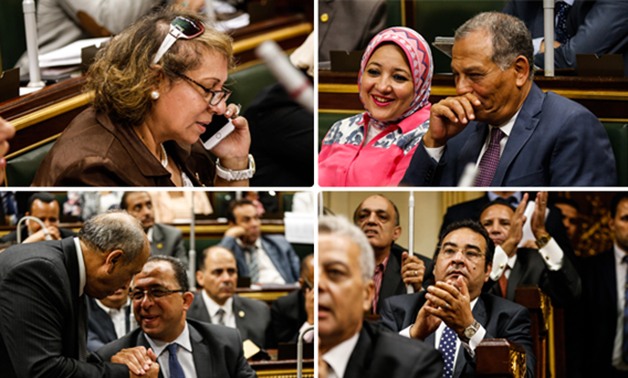 استخدام الموبايل والتحدث مع الوزراء.. أخطاء مستمرة يقع فيها النواب بالجلسة العامة (صور) 