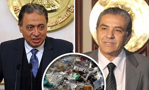 وزير البيئة يفتح النار على "الصحة" بسبب النفايات الطبية