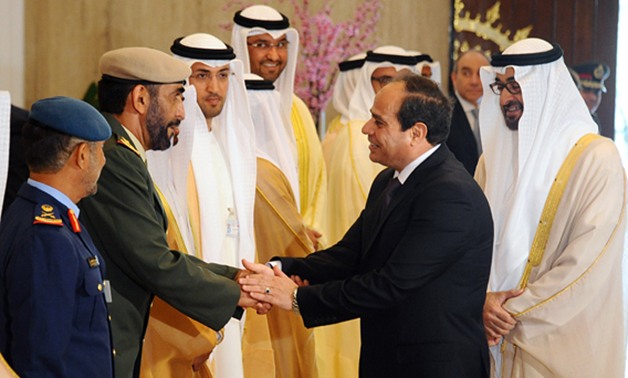 حكام الإمارات يهنئون الرئيس عبد الفتاح السيسى بذكرى ثورة 23 يوليو