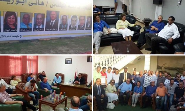 نواب الإسماعيلية يدعمون قائمة "أبو ريدة" لانتخابات اتحاد الكرة أثناء زيارتهم للقناة 