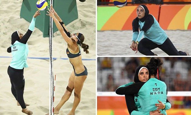 لاعبات مصر للكرة الطائرة تواجهن اتهامات بمخالفة تقاليد البكينى بأولمبياد ريودى جانيرو