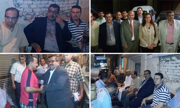 بالصور.. مرشح "حماة الوطن" بدائرة "حدائق القبة" يواصل جولاته الانتخابية