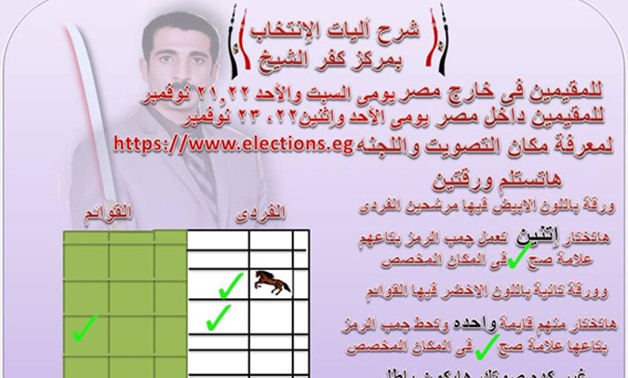 المرشح حسام جاد يعلن عن حملة توعية لضمان عدم التصويت الخاطئ بكفر الشيخ 