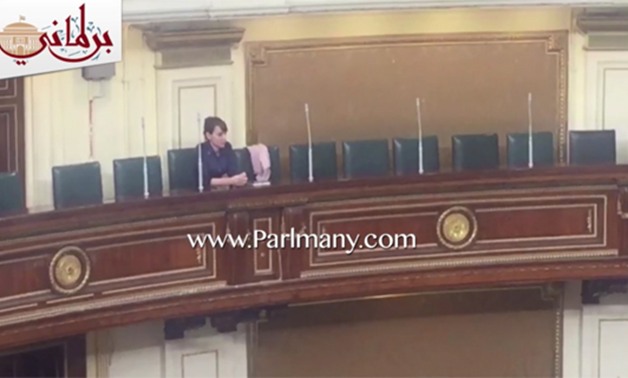 "وحدى لكن ونسان".. سندريلا البرلمان تجلس بأعلى القاعة خلال مناقشة "ختان الإناث" (فيديو)