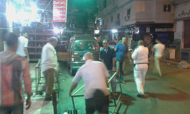 حملات مسائية لإزالة الإشغالات و التعديات وسط الإسكندرية