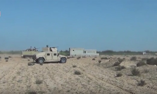 المتحدث العسكرى يعرض فيديو مداهمة أوكار الإرهاب فى سيناء