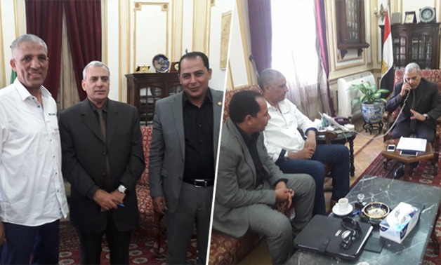النائبان محمد الحسينى وأحمد فاروق يلتقيان رئيس جامعة القاهره لتسكين طلاب ضواحى الجيزة 