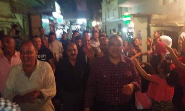  مسيرة انتخابية لمرشحة حزب مصر الحديثة  بالشرابية لشرح برنامجها الانتخابى 