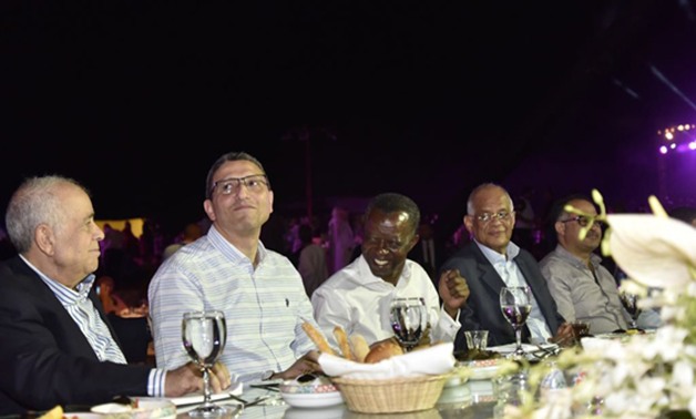 بالفيديو والصور..رئيس البرلمان الأفريقى يحتفل على أنغام "بشرة خير" فى حفل وادى الخروم