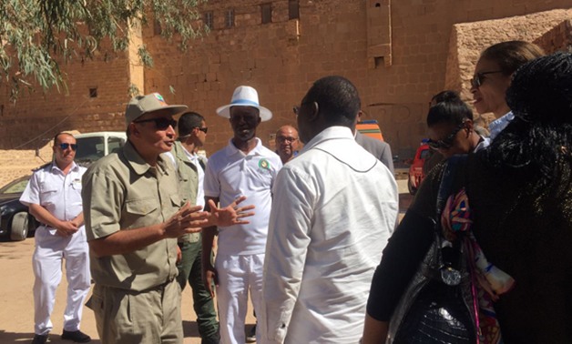 رئيس البرلمان الأفريقى يزور دير سانت كاترين بصحبة مصطفى الجندى (صور)