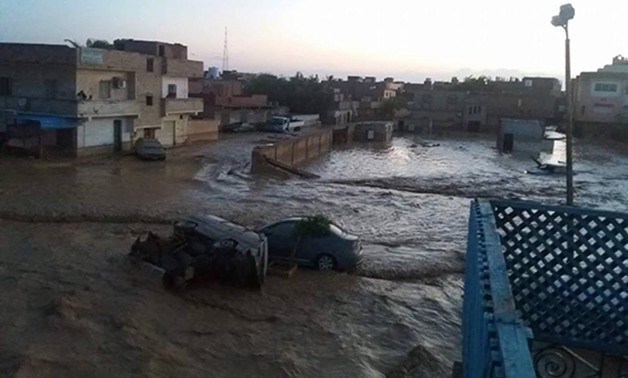 "الإذاعة والمعاشات" أكثر الأماكن تضررا من السيول ونحر 400 متر بطريق البحر الأحمر 