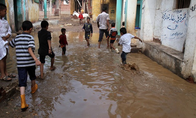قطع المياه عن قرى مركز الفشن لوصول عكارة السيول نيل بنى سويف