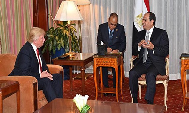 فلكلور مصرى فى استقبال الرئيس بواشنطن.. و"صوت مصر": السيسى يلتقى أعضاء الجالية