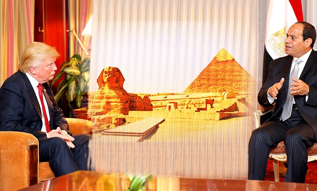 السيسى يدعو "ترامب" لزيارة مصر