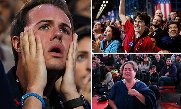 الانتخابات الامريكية 2016.. أبرز 7 صور ترصد مشاعر الفرحة والحزن فى سباق البيت الأبيض