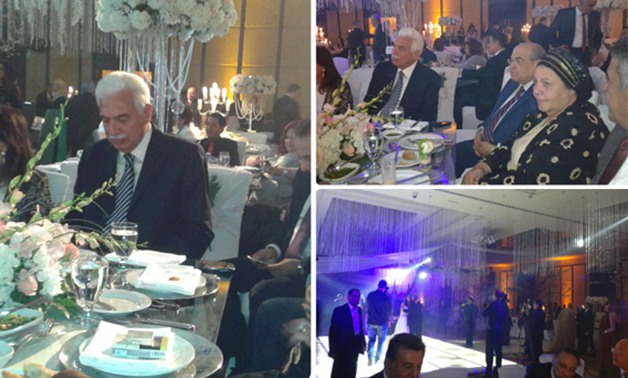 أحمد نظيف والفقى وعلى الدين هلال وعائشة عبد الهادى يحضرون حفل زفاف ابنة طلعت القواس