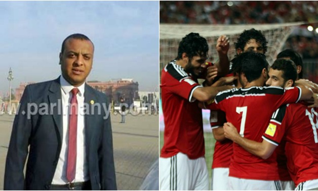 عمرو أبواليزيد مهنئا الشعب بفوز المنتخب ويطالب الدولة بعودة الجماهير للنهوض بالدولة