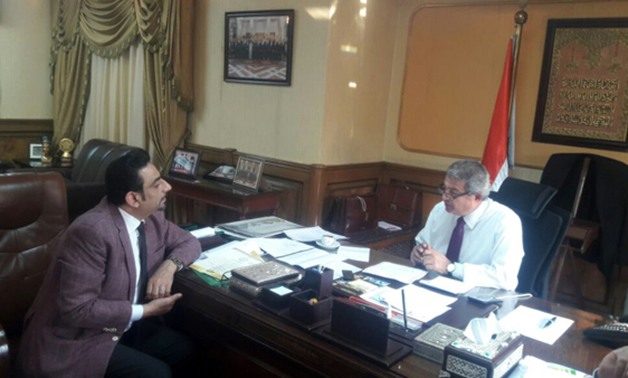 طارق حسانين يحصل على موافقة وزير الشباب لعمل مجمع صالات ألعاب رياضية فى إمبابة 