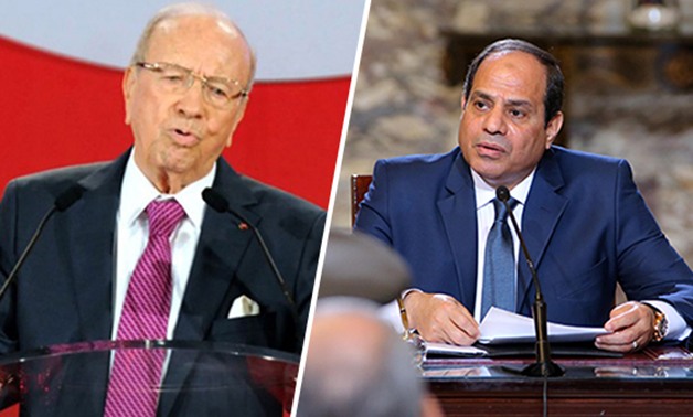 الباجى السبسى يدعو الرئيس السيسى لحضور مؤتمر تونس الاقتصادى 29 نوفمبر الجارى