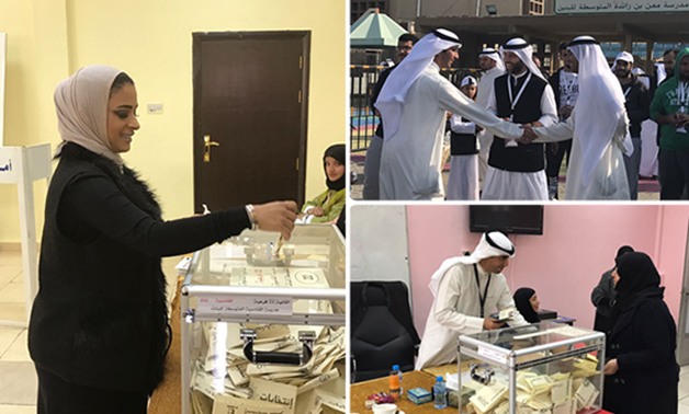 بالصور.. الكويتيون يتوافدون لاختيار مجلس الأمة الجديد