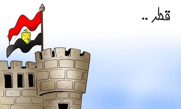 "اللى دويلته زجاج ميحدفش القلاع الشامخة بالطوب" فى كاريكاتير "برلمانى"