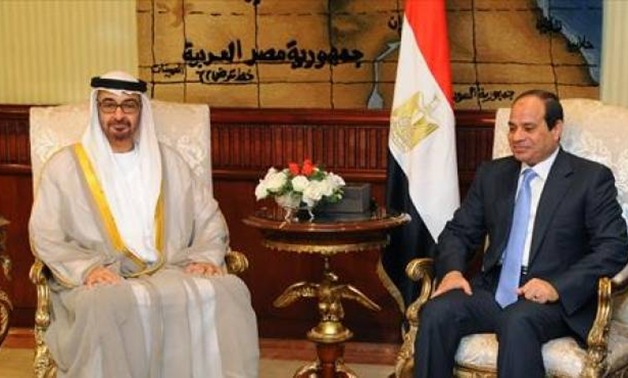 الرئيس يتلقى اتصالا من ولى عهد أبو ظبى لتقديم العزاء فى وفاة والد قرينته‎