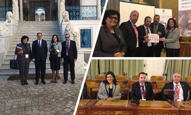 بالصور.. وفد مجلس النواب المصرى يزور مقر البرلمان التونسى ويلتقى رئيسه 