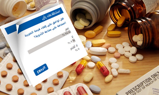 94.44% من قراء "برلمانى" يوافقون على إلغاء ضريبة القيمة المضافة على صناعة الأدوية 