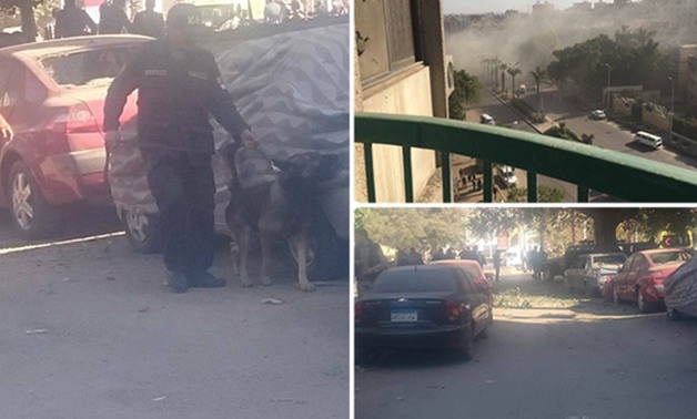 بالصور.. شاهد لحظة انفجار قنبلة شارع الهرم