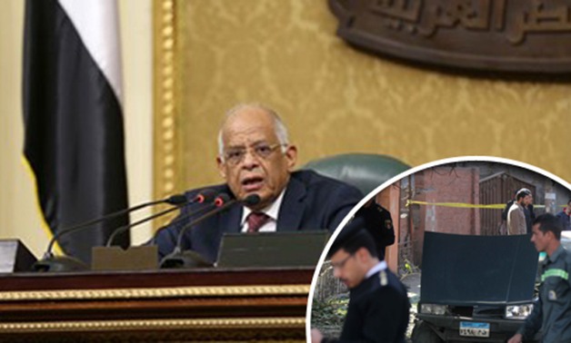 رئيس البرلمان ينعى شهداء الشرطة البواسل إثر الانفجار الإرهابى الغاشم بالهرم