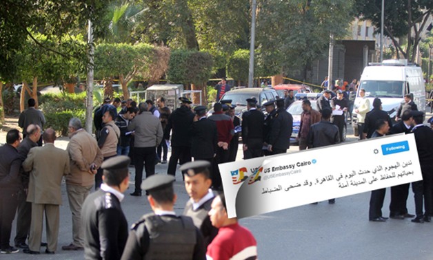 السفارة الأمريكية عن شهداء تفجير الهرم: ضحوا بحياتهم للحفاظ على أمن المدينة