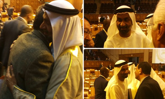 بالصور.. بدء الجلسة العامة للبرلمان العربى برئاسة أحمد الجروان لاختيار رئيسه