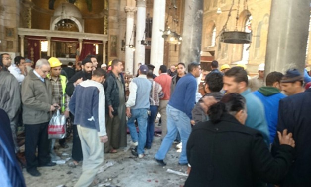بالصور.. انفجار فى محيط الكاتدرائية بالعباسية ووقوع إصابات
