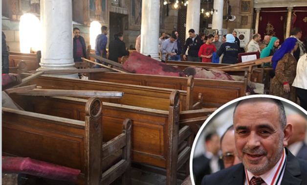 سمير صبحى يطالب بإعدام المتورطين فى حادث كنيسة البطرسية.. ويؤكد: "قطع رقبة على طول"