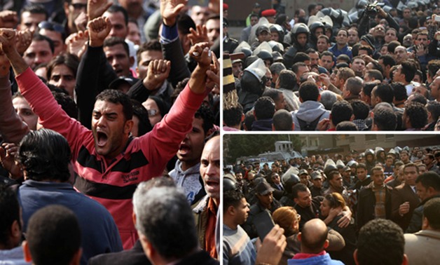 30 صورة من مظاهرات "الحزن" على الأقباط أثناء تشييع جثامين شهداء الكنيسة البطرسية