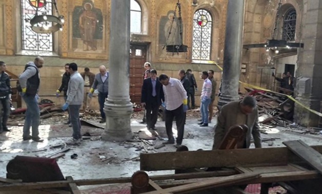  أول فيديو من كاميرات المراقبة يكشف لحظة دخول الإرهابيين الكنيسة وتفجيرها