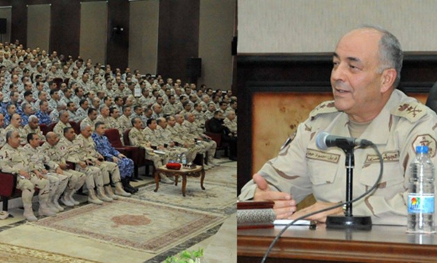 الفريق محمود حجازى يلتقى عددا من ضباط الجيش المرشحين للمناصب القيادية