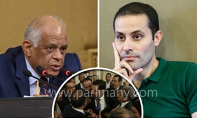 11 مشهدا من خناقة على عبد العال وأحمد طنطاوى تحت قبة البرلمان