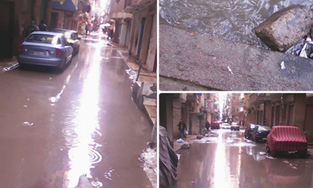 بالصور.. أمطار رعدية بالإسكندرية وغرق بعض المناطق شرقا وغربا