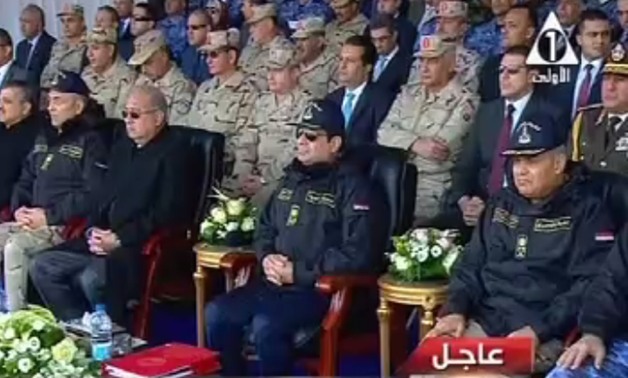 الرئيس السيسى يشهد بيانات عملية للقوات الخاصة البحرية والضفادع البشرية