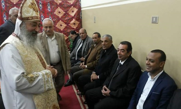 عمرو أبو اليزيد يزور كنائس بولاق الدكرور لتقديم التهنئة للأخوة الأقباط بعيد الميلاد المجيد